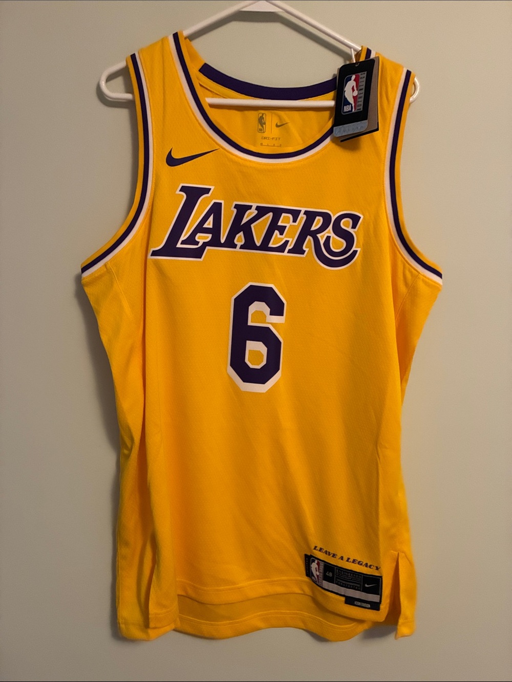 Nike Los Angeles Lakers #6 Jersey